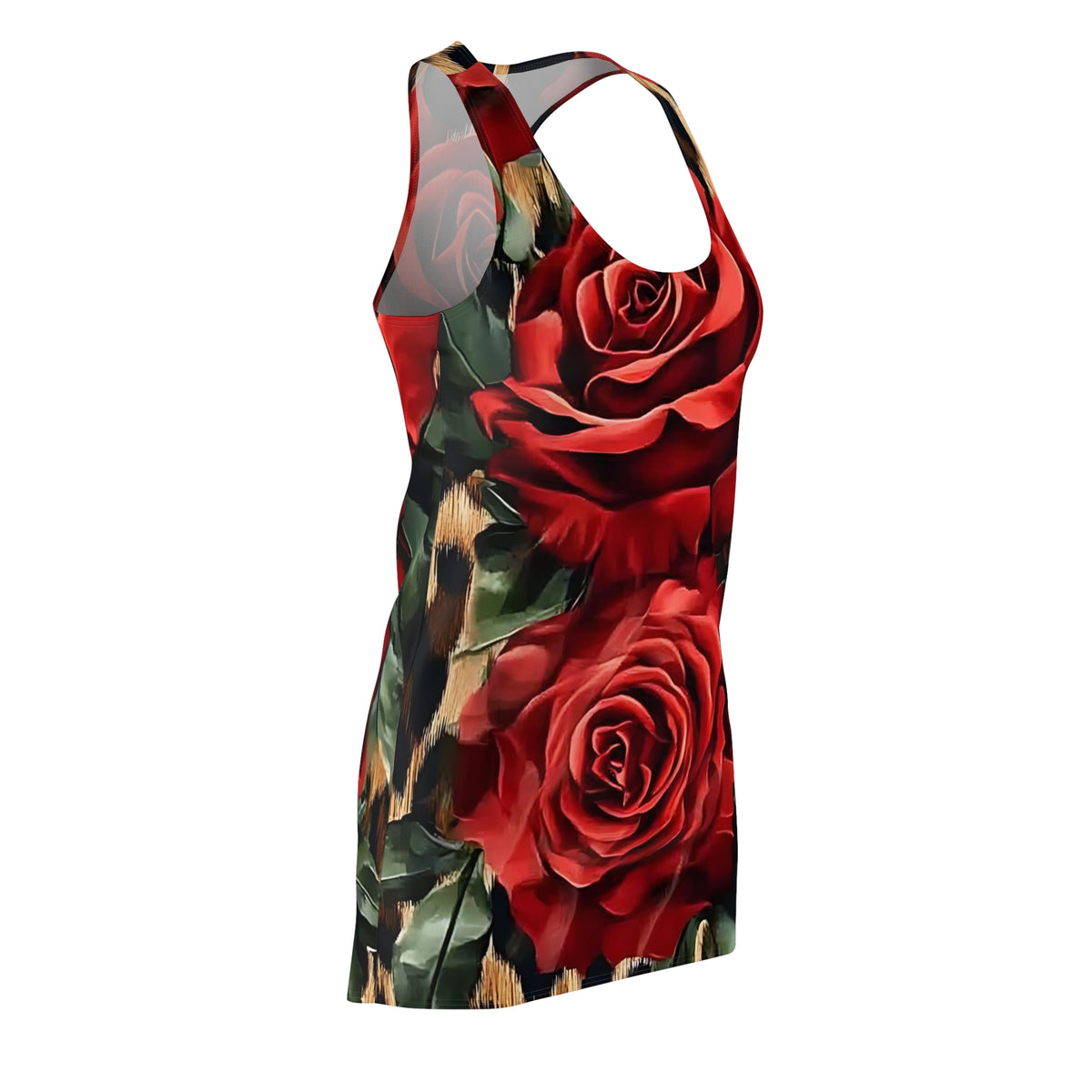Sexy Leopard & Rose Racerback Dress (Shop the Look) "Slides sold separately"