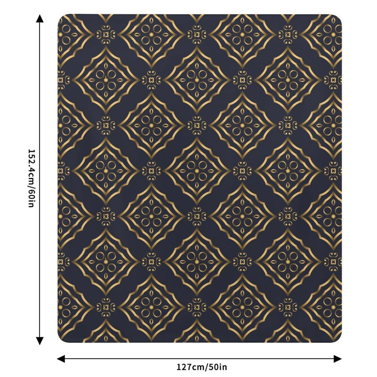 220gsm Sherpa Fleece Throw Blanket-50"×60"