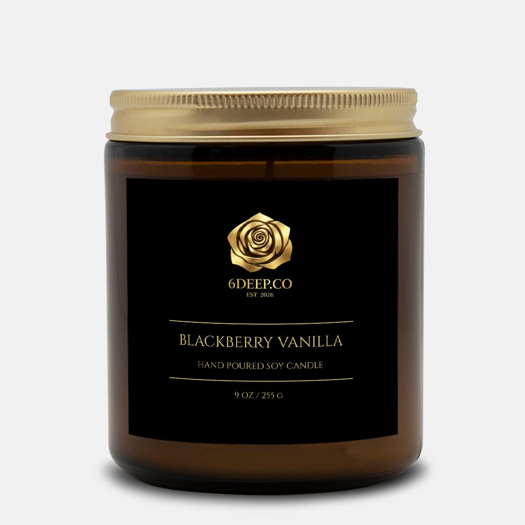 Blackberry Vanilla Luxury Scented Candle