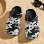 6Deep Urban Camo High-Heeled Clogs