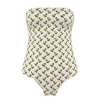 Made in London 6 Deep Bee One Piece Swimsuit Strapless