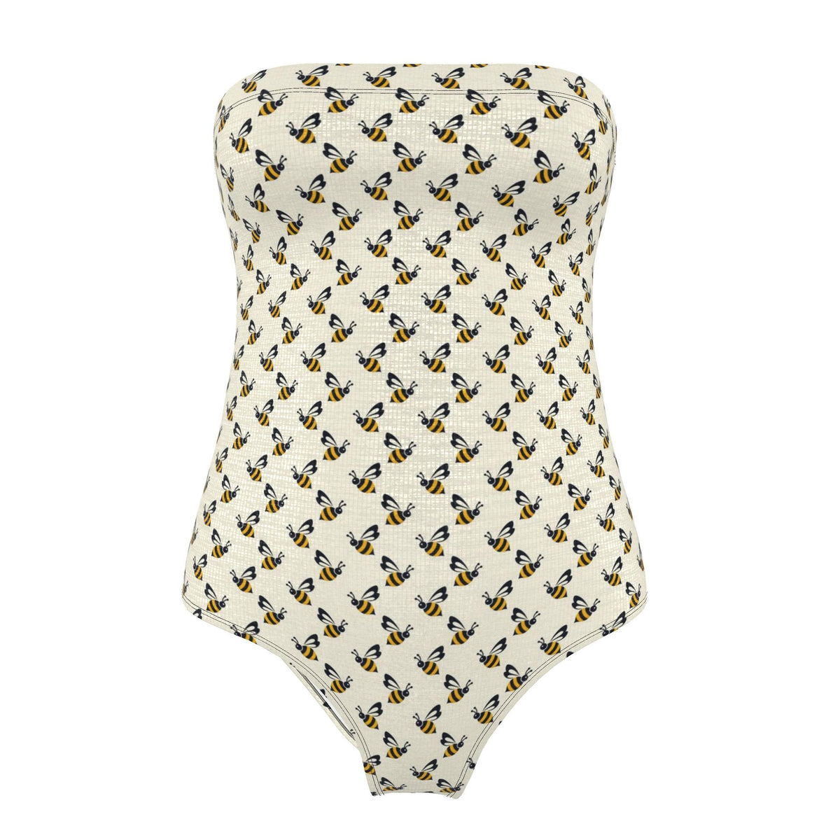 Made in London 6 Deep Bee One Piece Swimsuit Strapless