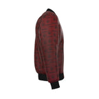 Made in London 6 Deep Logo Men's Reversible 100% Silk Bomber Jacket