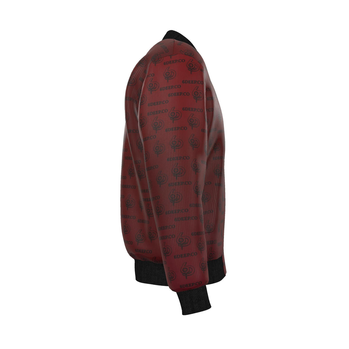 Made in London 6 Deep Logo Men's Reversible 100% Silk Bomber Jacket