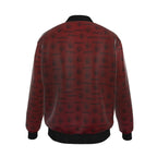 Made in London 6 Deep Logo Men's Reversible 100% Silk Bomber Jacket