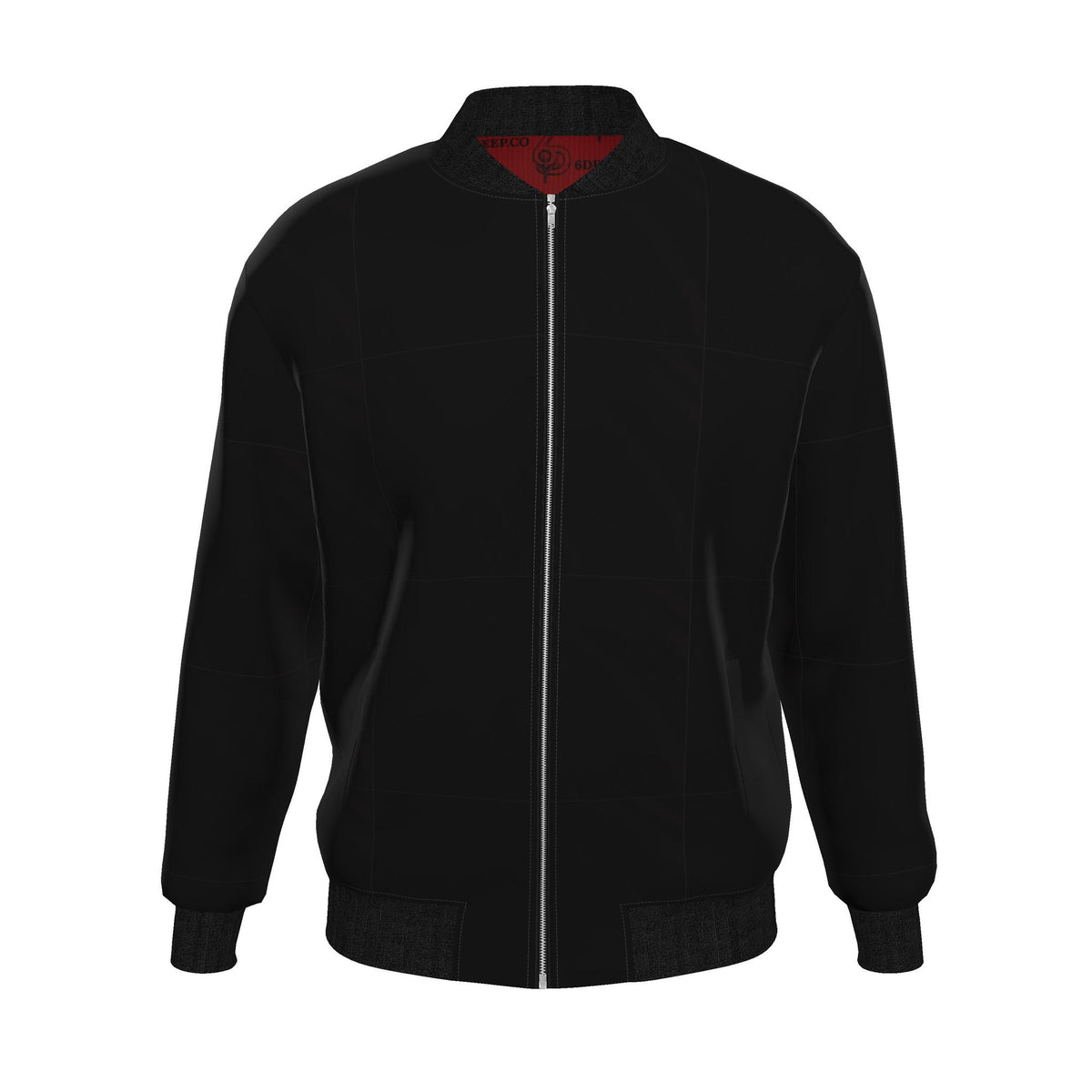 Made in London 6 Deep Logo Men's Reversible 100% Silk Bomber Jacket