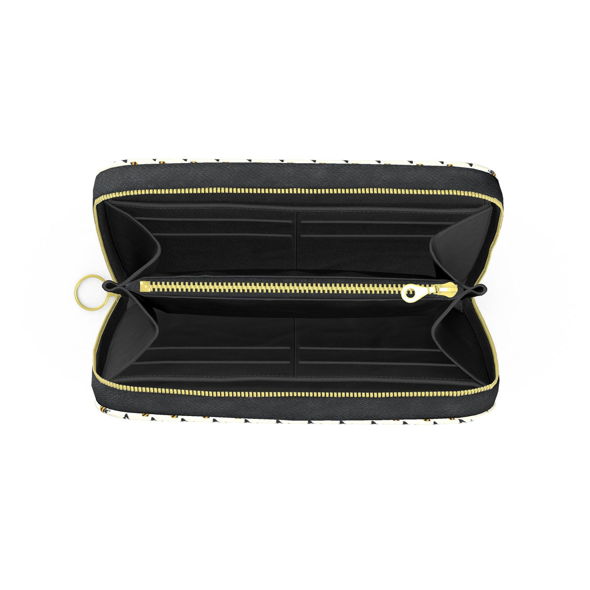 Made in London 6Deep Bee Leather Zip Wallet