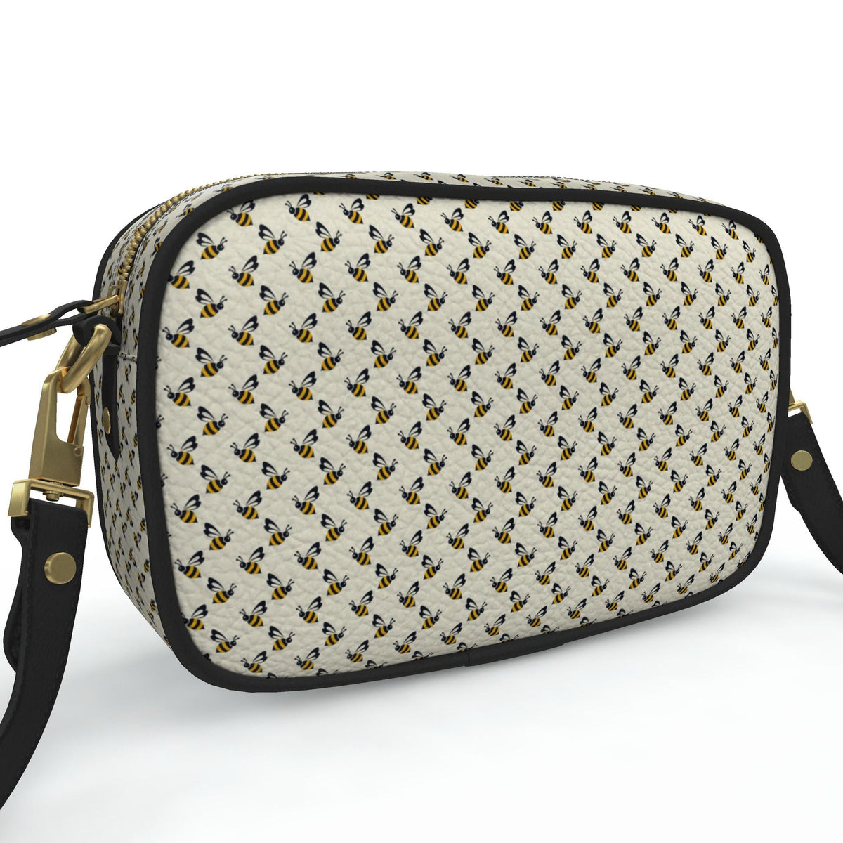 Made in London 6 Deep Leather Camera Bee Bag
