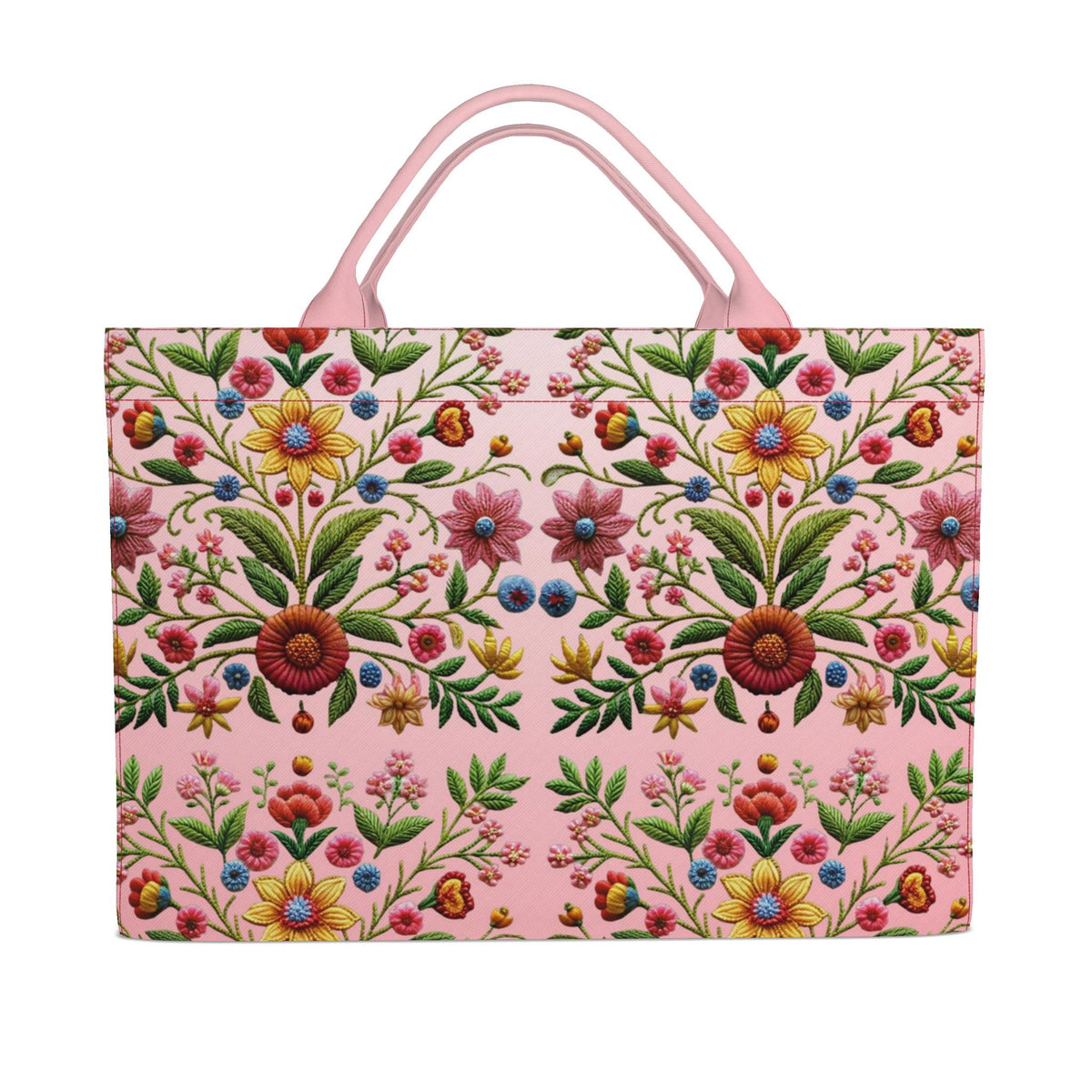 Made in London Pretty in Pink Floral Carryall Tote Bag