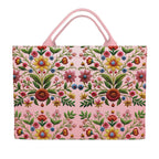 Made in London Pretty in Pink Floral Carryall Tote Bag