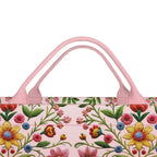 Made in London Pretty in Pink Floral Carryall Tote Bag