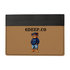 Made in London 6DEEP.CO Bear Leather Card Holder.