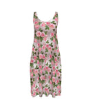 Made in London Soft Bloom Sleeveless Midi Dress