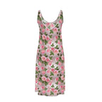Made in London Soft Bloom Sleeveless Midi Dress