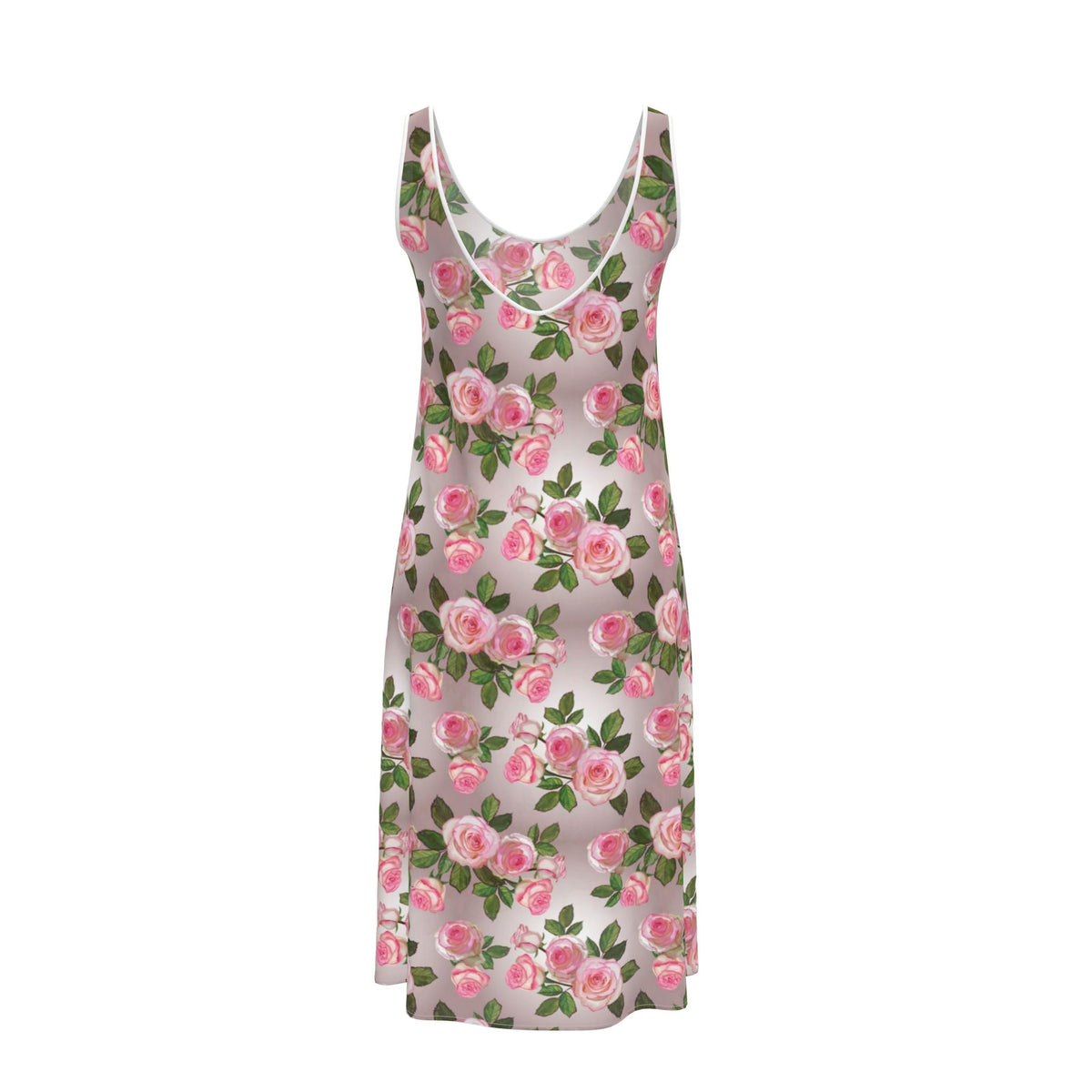 Made in London Soft Bloom Sleeveless Midi Dress