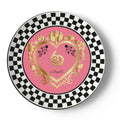 Made in London 6 Deep Princess Collection – Princess Pink Bone China Plates