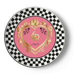 Made in London 6 Deep Princess Collection – Princess Pink Bone China Plates