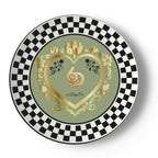 Made in London 6 Deep Princess Collection – Sage Green Bone China Plates