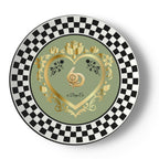 Made in London 6 Deep Princess Collection – Sage Green Bone China Plates