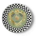 Made in London 6 Deep Princess Collection – Sage Green Bone China Plates