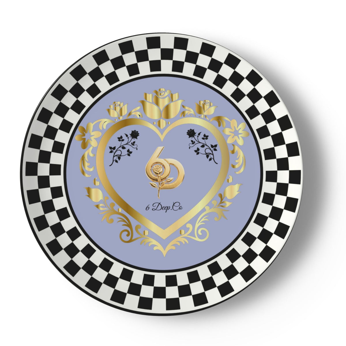 6 Deep Princess Collection – Periwinkle Dream Bone China Plates