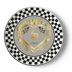 Made in London 6 Deep Princess Collection – Neutral Nude Bone China Plates