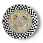 Made in London 6 Deep Princess Collection – Neutral Nude Bone China Plates
