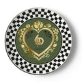 Made in London 6 Deep Princess Collection – Forest Emerald Bone China Plates