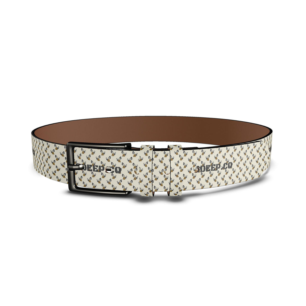 The 6 Deep Bee Leather Belt