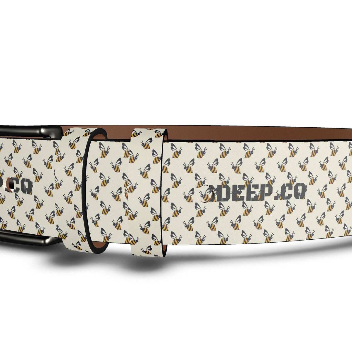 The 6 Deep Bee Leather Belt