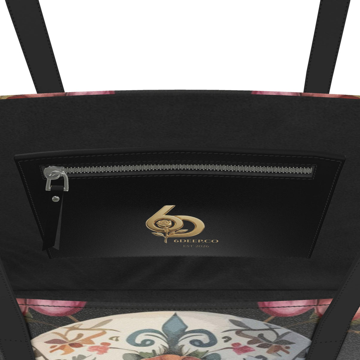 6Deep Sugar Skull Love Tote Bag