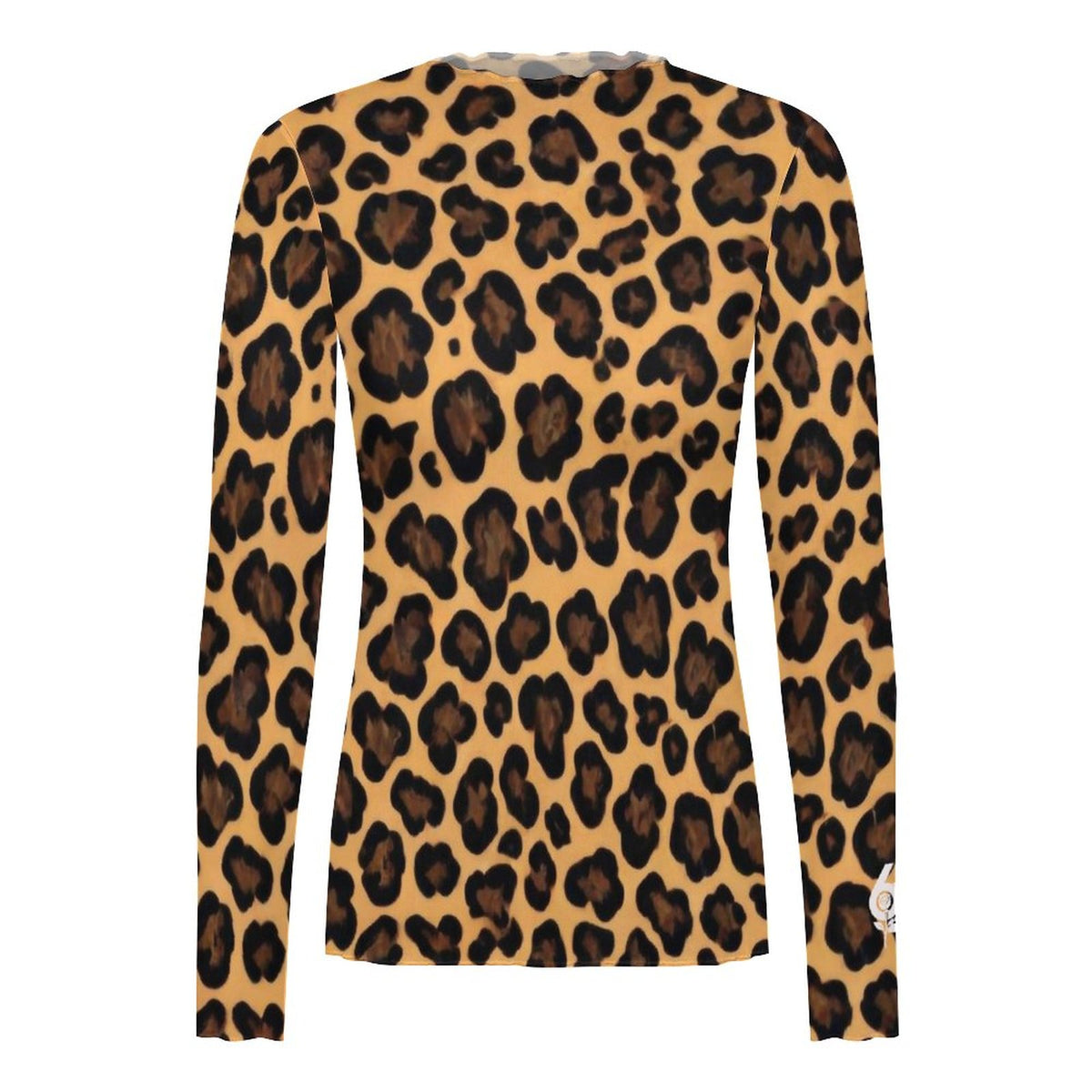 High Neck Mesh Top For Women(All-Over Printing)