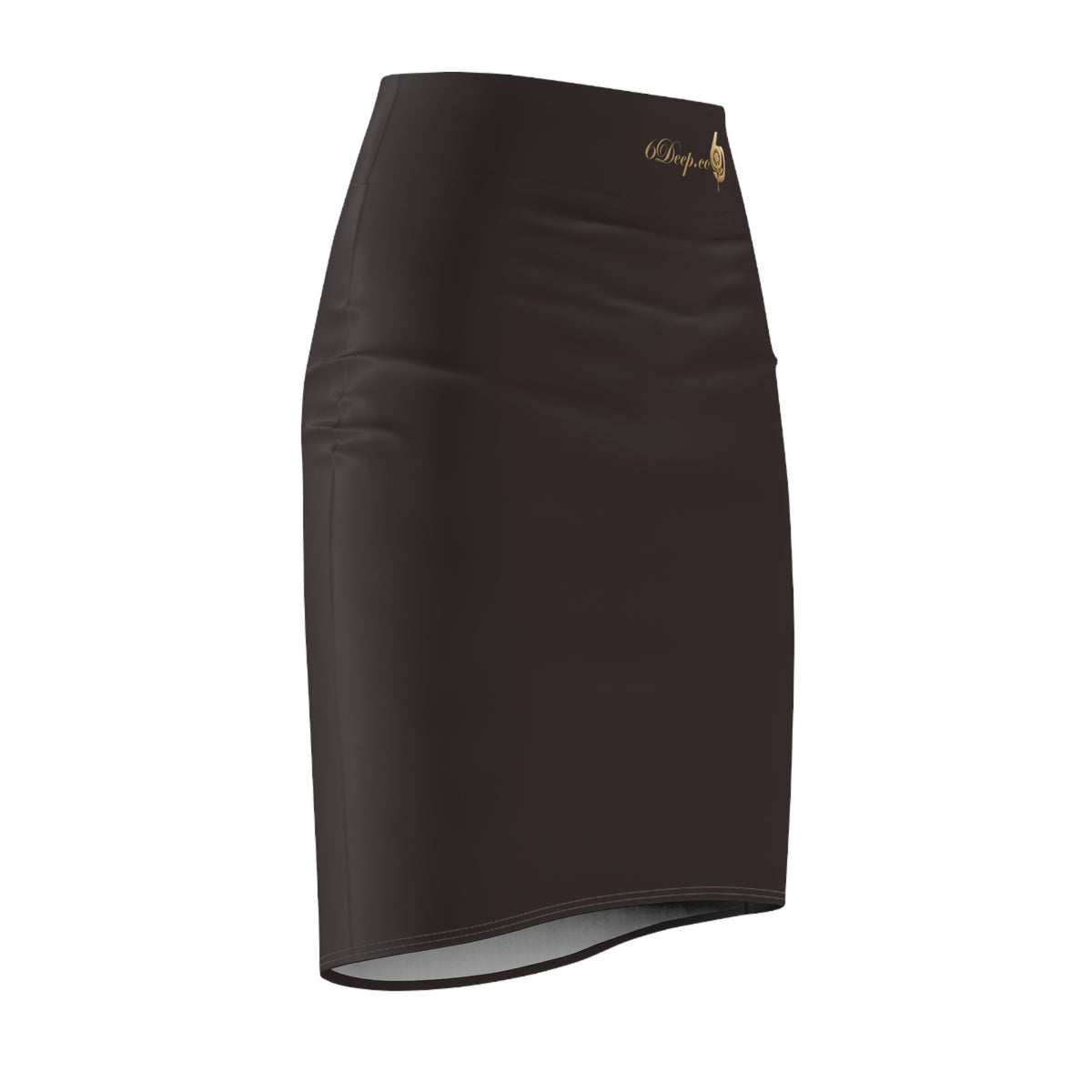 Classic Chocolate Brown Women's Pencil Skirt