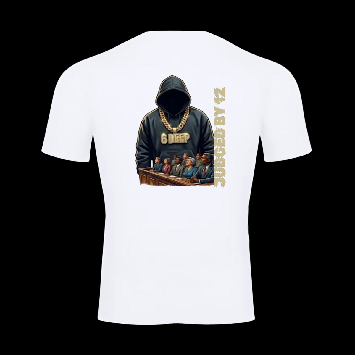 Judged by 12 Fitted Graphic Fitted Tee