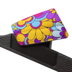 Women's Super Cute Retro Floral Slide Sandals Removable-Strap
