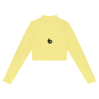 Women’s Crop Yoga Sports Jacket Yellow