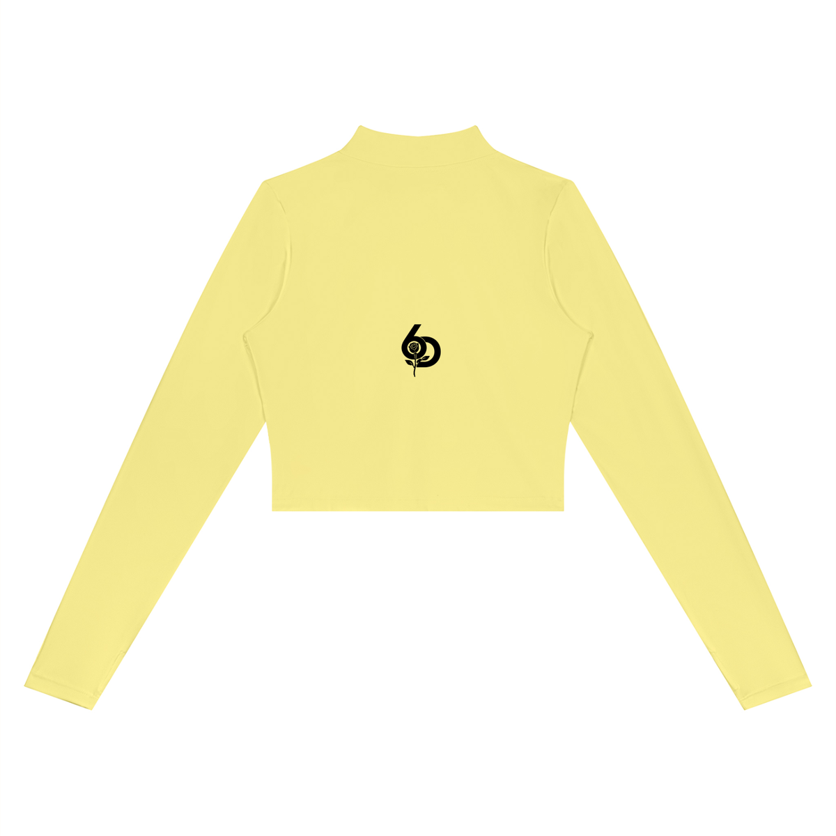 Women’s Crop Yoga Sports Jacket Yellow