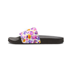 Women's Pastel Brushstroke Slide Sandals — Removable Strap