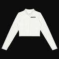Women’s Crop Yoga Sports Jacket white