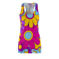 Super Cute Racerback Dress — Bright Retro Floral (Shop the Look) "Slides sold separately"