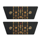 Limited Edition Egyptian Goddess Pattern Slide Sandals — Women's Removable-Strap Beach Slides