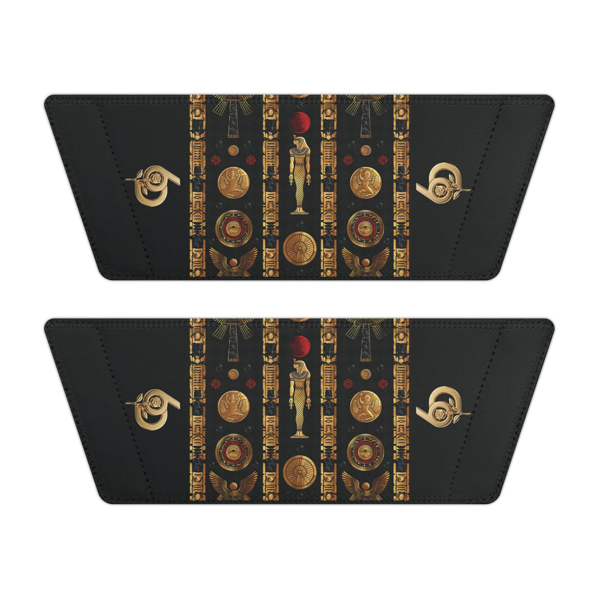 Limited Edition Egyptian Goddess Pattern Slide Sandals — Women's Removable-Strap Beach Slides