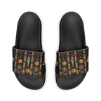 Limited Edition Egyptian Goddess Pattern Slide Sandals — Women's Removable-Strap Beach Slides