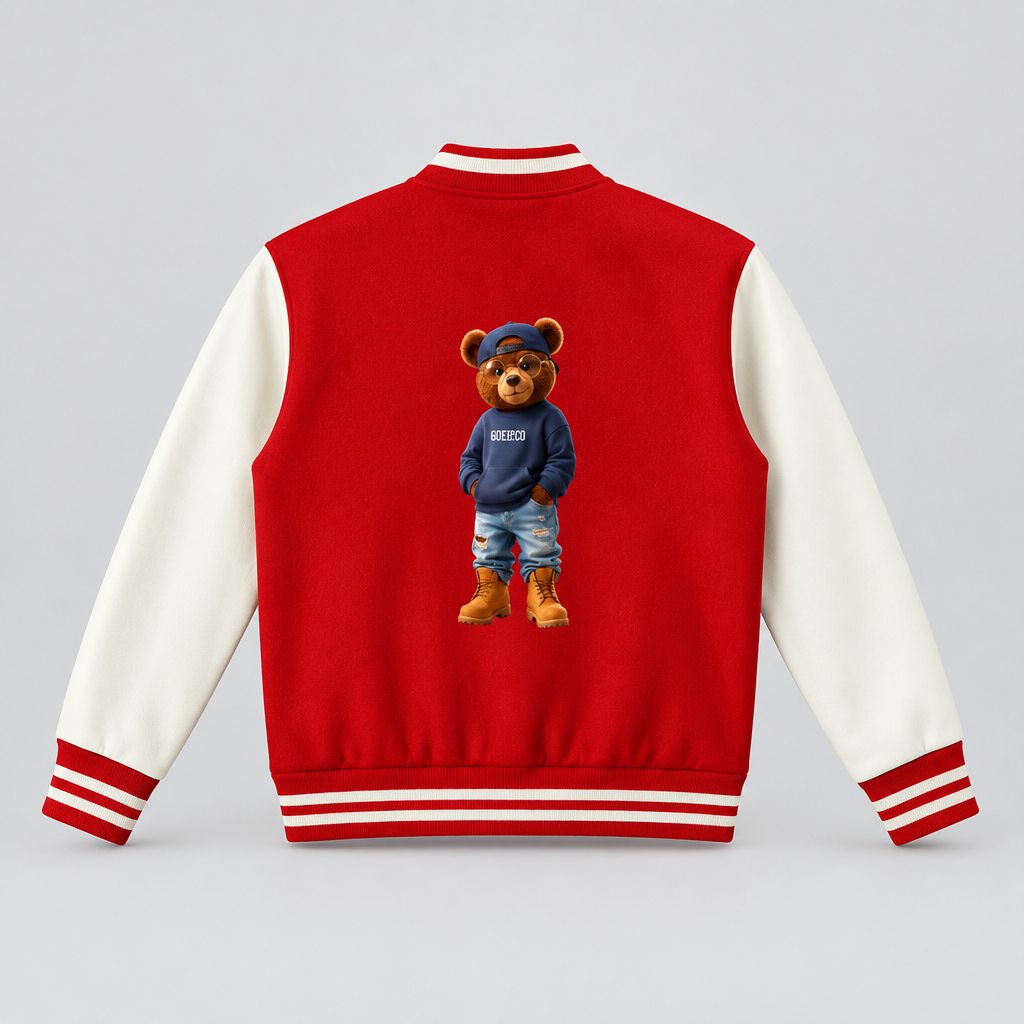 6DEEP Two-Tone Fleeced Varsity Jacket (Hot Item)