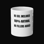 The Blueprint Jumbo 20oz Mug — "No BBL Included • 100% Natural • No Fillers"