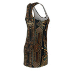 Boho Tribal Racerback Dress — Earthy Aztec (Shop the Look) "Slides sold separately"