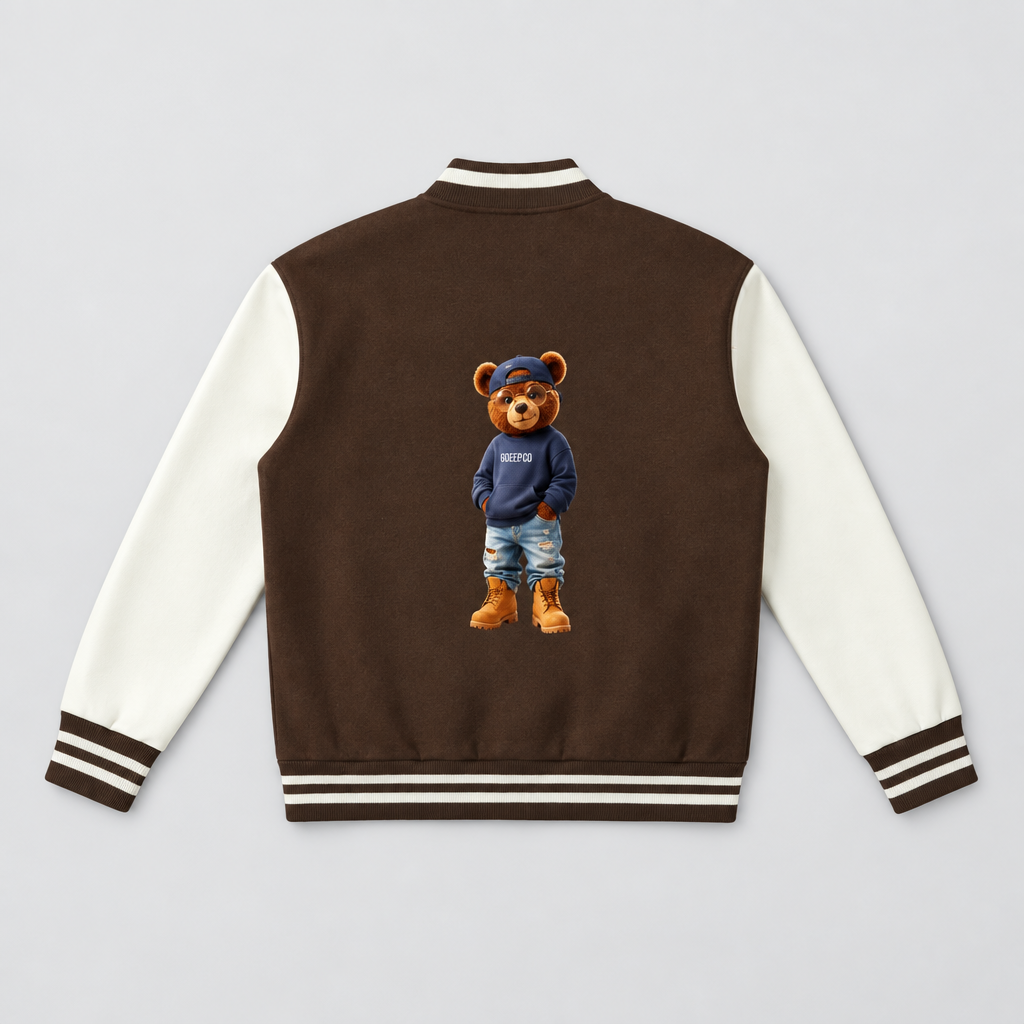 6DEEP Two-Tone Fleeced Varsity Jacket (Hot Item)