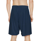 Navy Athletic Shorts with Tiny Teddy Graphic