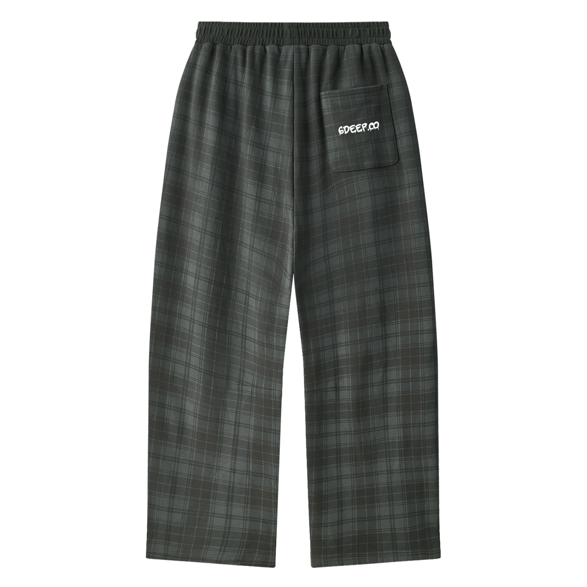 Men's 6deep Logo Plaid Straight Leg Pants (Shop The look Hoodie Sold Separately)