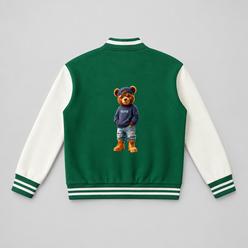 6DEEP Two-Tone Fleeced Varsity Jacket (Hot Item)